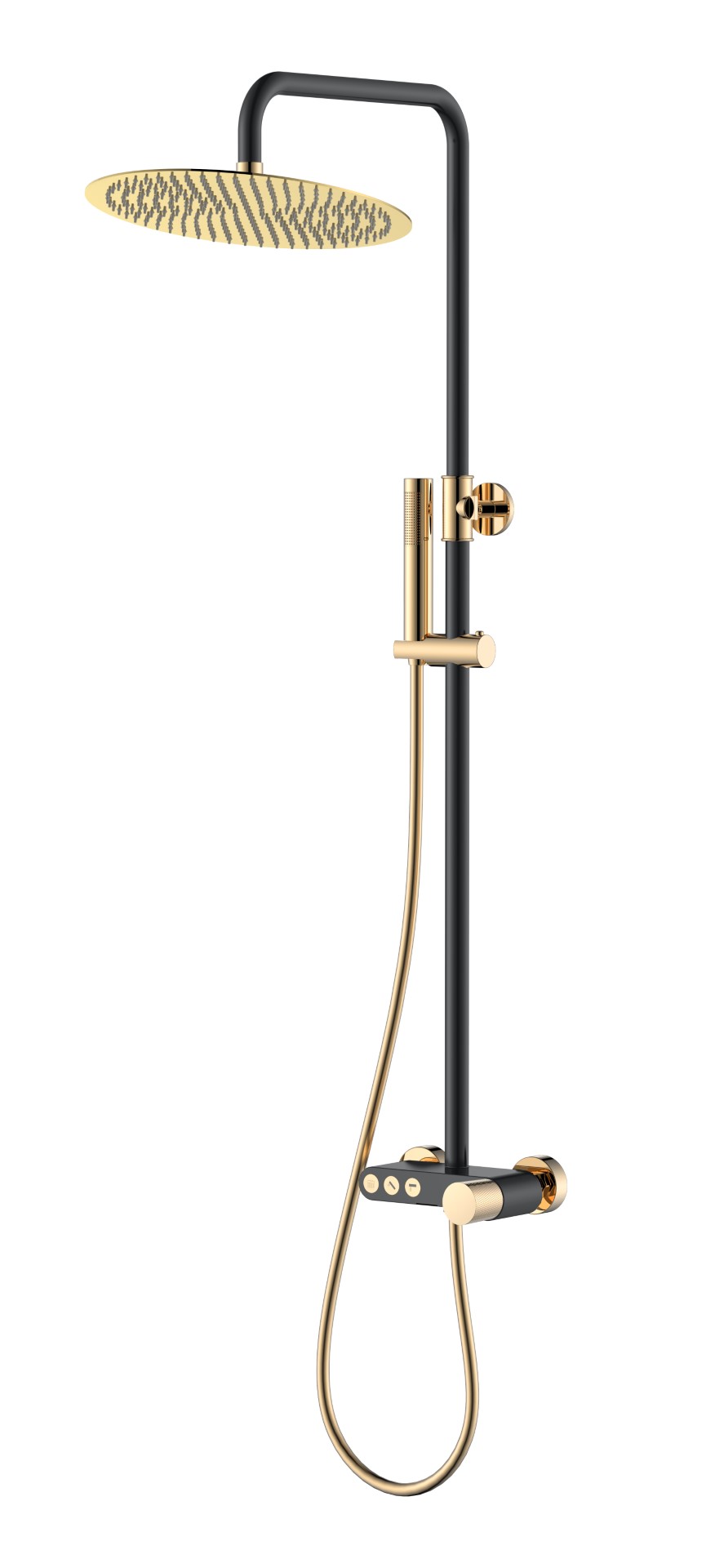 Душевая стойка Boheme Stick 128-BG.2 570×185×1090 мм, цвет золото — Основное изображение