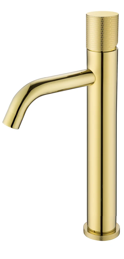 Смеситель для раковины-чаши Boheme Stick 122-GG.2 160×45×331 мм, цвет золото