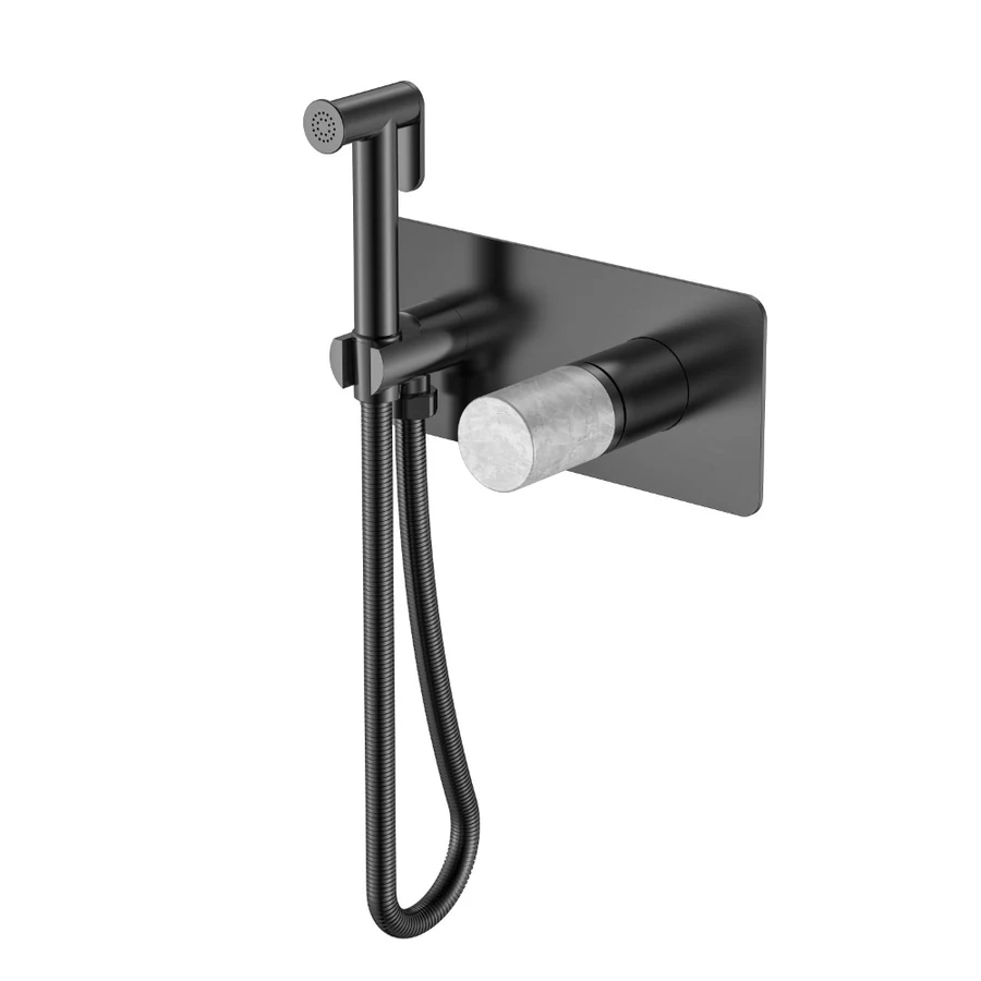 Гигиенический душ Boheme Stick 127-GM-MR-GR 203×230×100 мм, цвет графитовый
