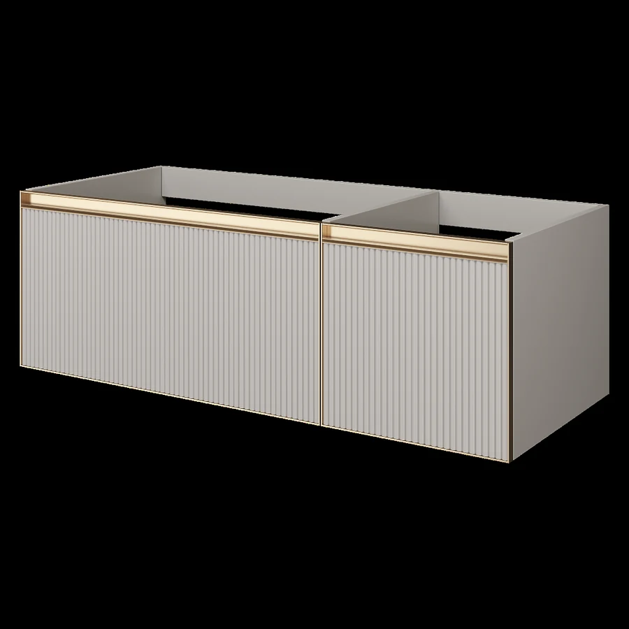 Тумба для ванной Armadi Art Quatro 790-M2-120-CM-RIB-MG 120×40 см