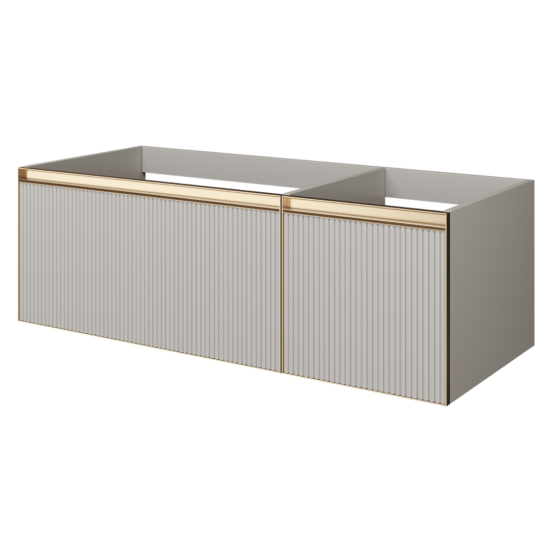 Тумба для ванной Armadi Art Quatro 790-M2-120-CM-RIB-MG 120×40 см — Основное изображение