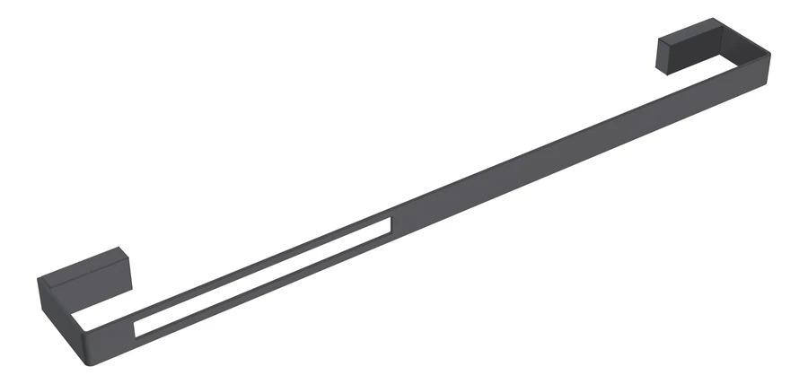 Держатель для полотенец Boheme Q 10942-B 75×600×25 мм, цвет черный матовый