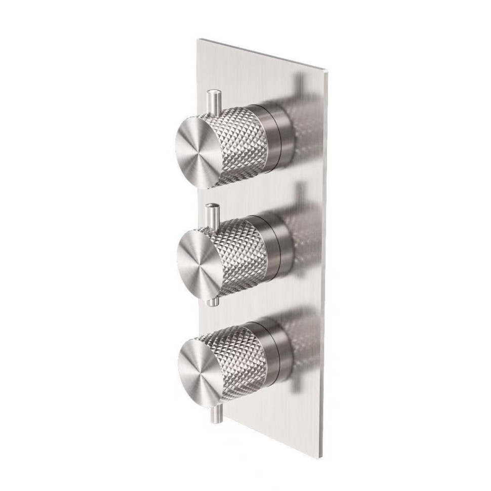Смеситель для душа LOTIS Santi 1026BN с термостатом на 3 потребителя, цвет Brushed Nickel — Основное изображение