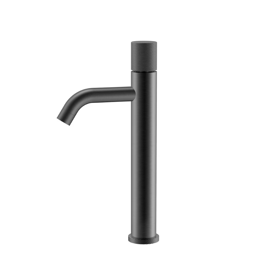 Смеситель для раковины-чаши Boheme Stick 122-GM.4 160×45×331 мм, цвет графитовый