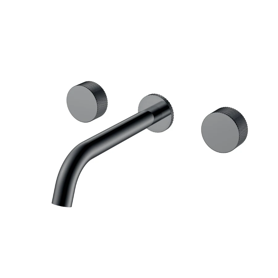 Смеситель встраиваемый Boheme Stick 152-2-SGM.2 281×242×78 мм, цвет графитовый глянцевый