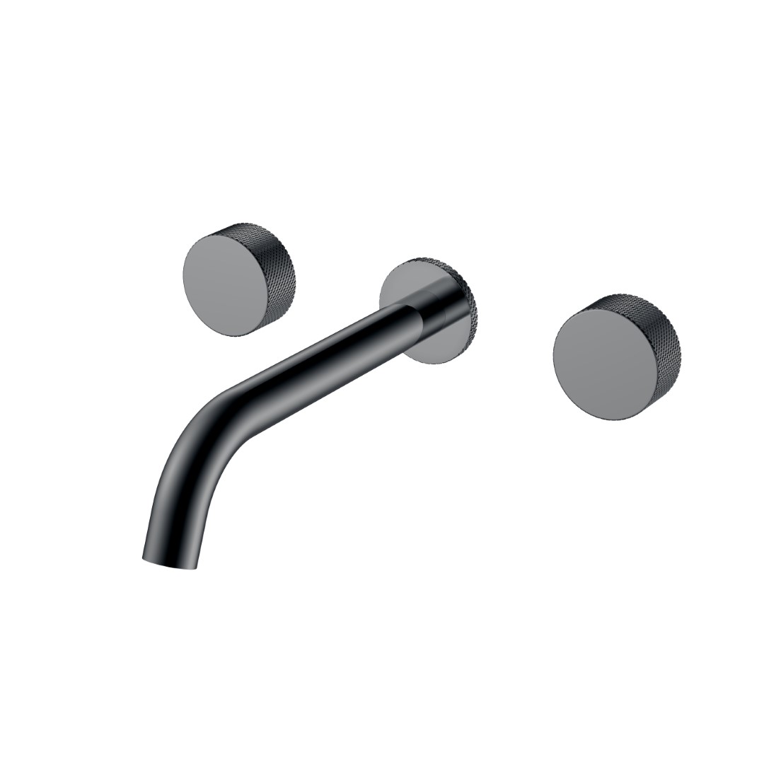 Смеситель встраиваемый Boheme Stick 152-2-SGM.2 281×242×78 мм, цвет графитовый глянцевый — Основное изображение