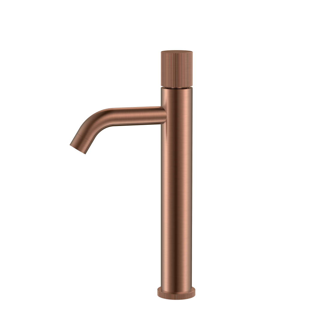 Смеситель для раковины-чаши Boheme Stick 122-CB.3 160×45×331 мм, цвет медь брашированная — Основное изображение