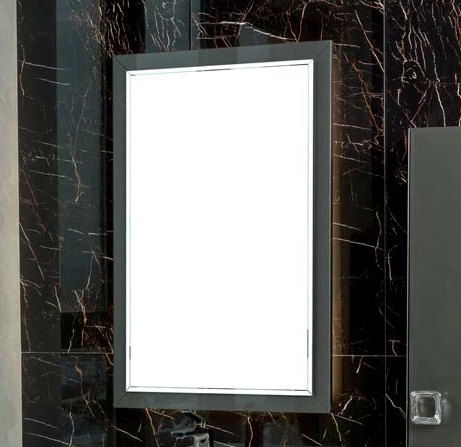 Зеркало Armadi Art Lucido 567-GR 105×70×4 см, цвет графитовый глянцевый — Основное изображение