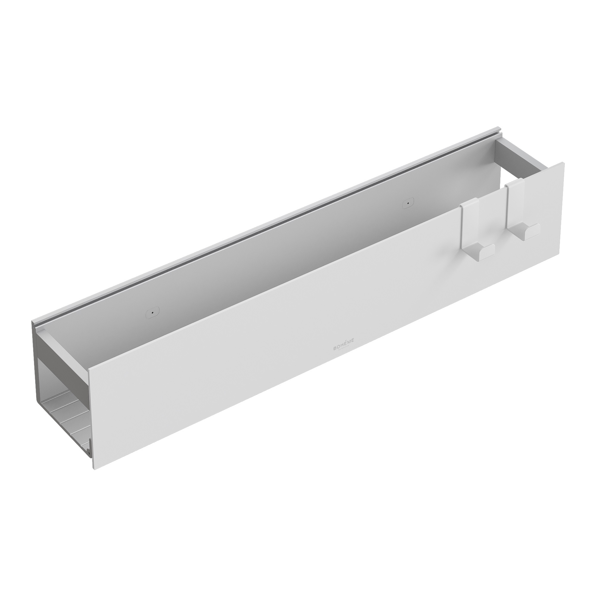 Полка для ванной Boheme Space 10966-W 11×60×12 см, цвет белый матовый — Основное изображение
