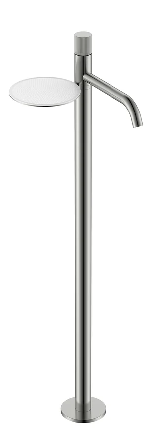 Смеситель для напольной раковины Boheme Stick 120-NB.3, цвет никель