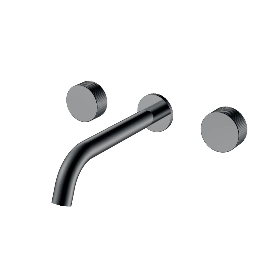 Смеситель встраиваемый Boheme Stick 152-2-SGM.4 281×242×78 мм, цвет графитовый глянцевый
