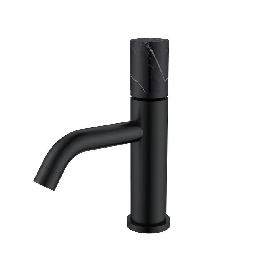 Смеситель для раковины Boheme Stick 121-B-MR-B 160×45×201 мм, цвет черный матовый