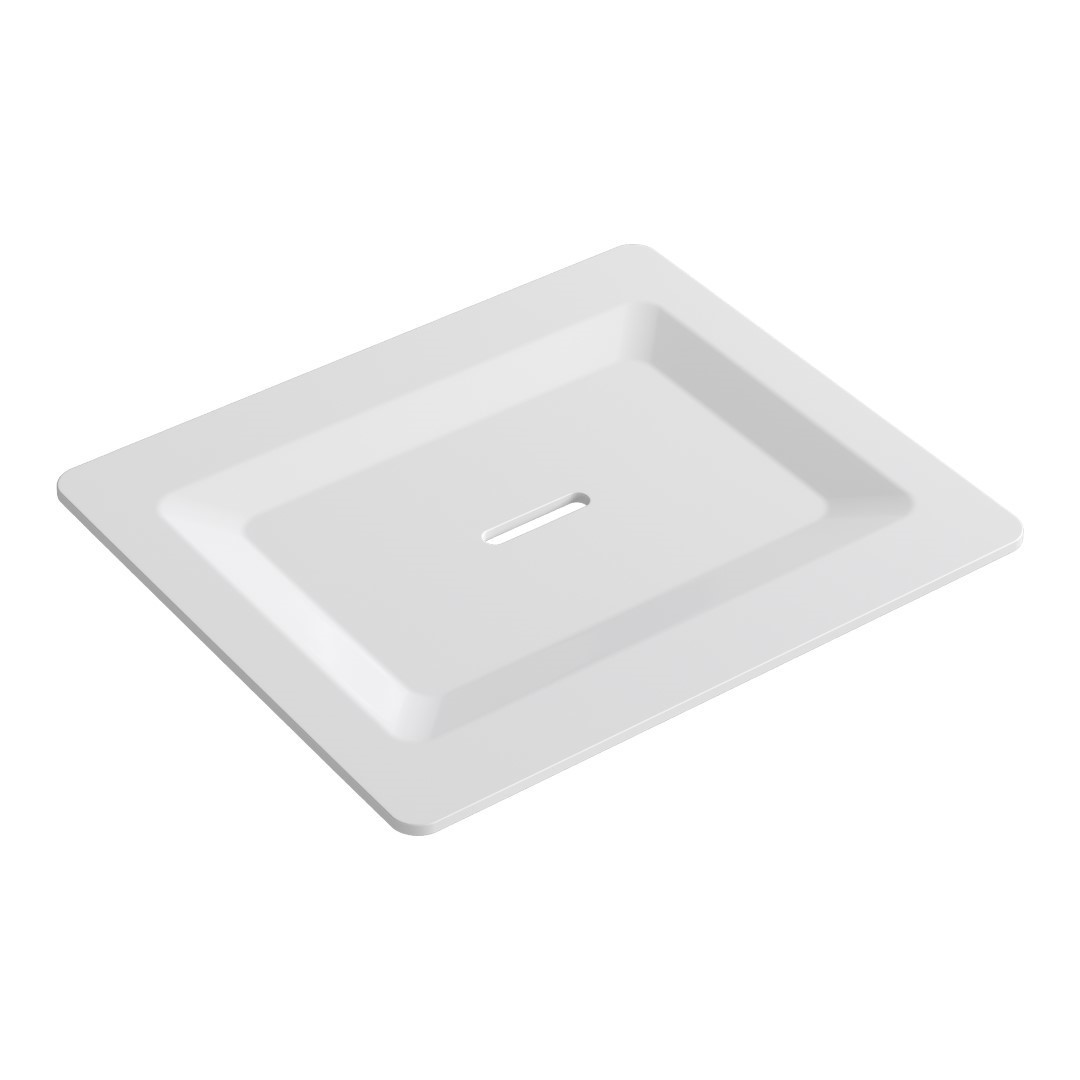 Мыльница Boheme Space 10966-W-SOAP 160×104×4 мм, цвет белый матовый — Основное изображение