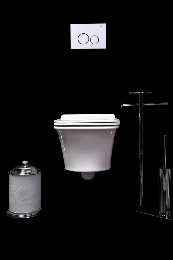 Унитаз подвесной Boheme Mirage 965-W 51×37×36 см, цвет белый глянцевый