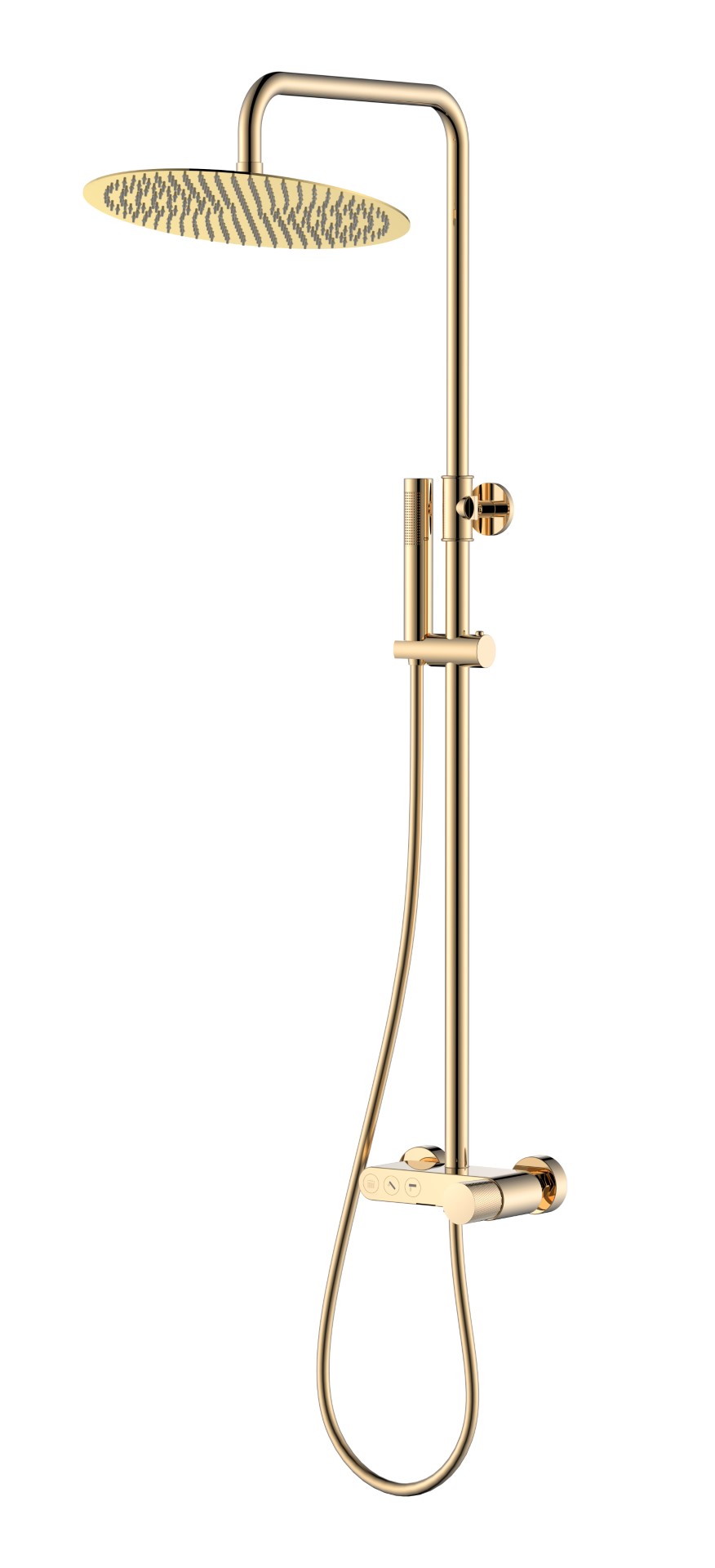 Душевая стойка Boheme Stick 128-GG.2 570×185×1090 мм, цвет золото — Основное изображение