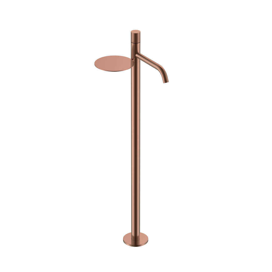 Смеситель для напольной раковины Boheme Stick 120-CB.2 258×214×1154 мм, цвет медь брашированная — Основное изображение