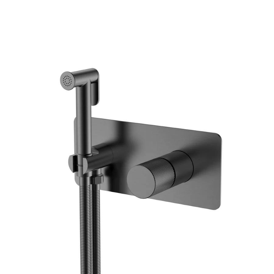 Гигиенический душ Boheme Stick 127-GM.4 203×230×100 мм, цвет графитовый