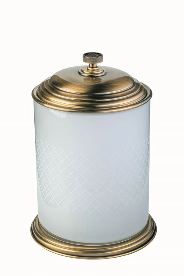 Мусорное ведро Boheme Royal Cristal 10934-BR-B 230×230×325 мм, цвет бронза