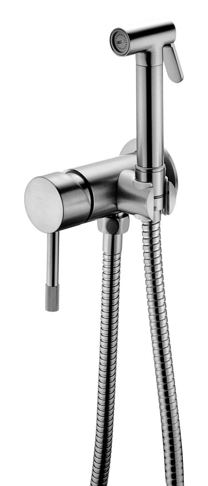 Гигиенический душ Boheme Uno 467-INOX 95×75×195 мм — Основное изображение