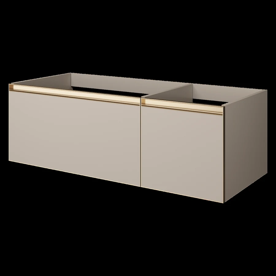 Тумба для ванной Armadi Art Quatro 790-M2-120-D-MG 120×40 см