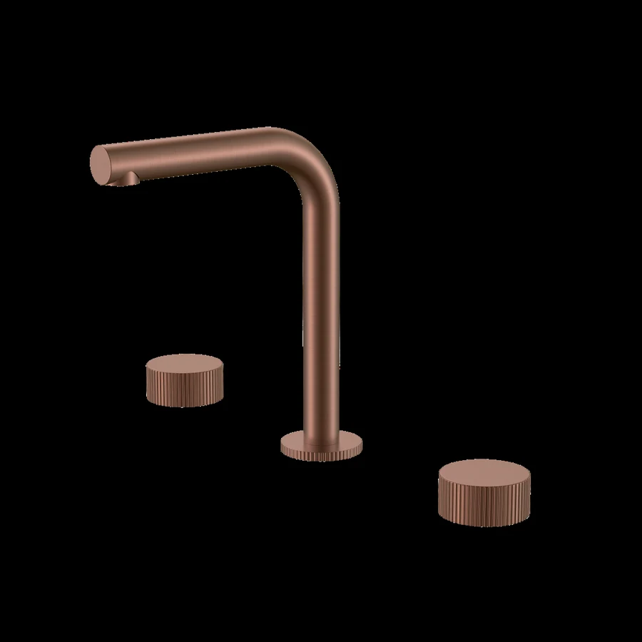 Смеситель для раковины Boheme Stick 152-BRB.3 202×345×178 мм, цвет бронза брашированная