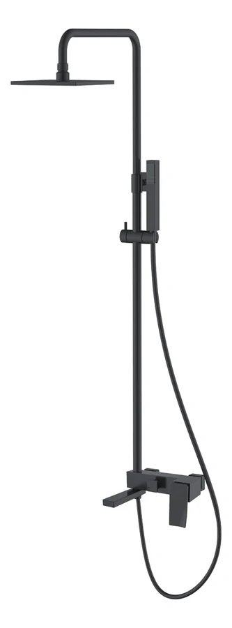 Душевая стойка Boheme Q 148-BB.2 172×225×920 мм, цвет черный матовый