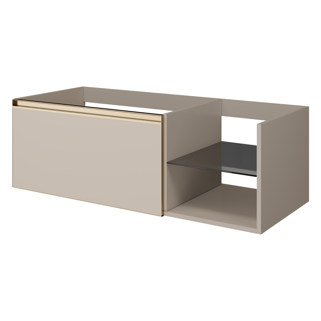 Тумба для ванной Armadi Art Quatro 790-M6-120-D-MG-LED 120×40 см — Основное изображение