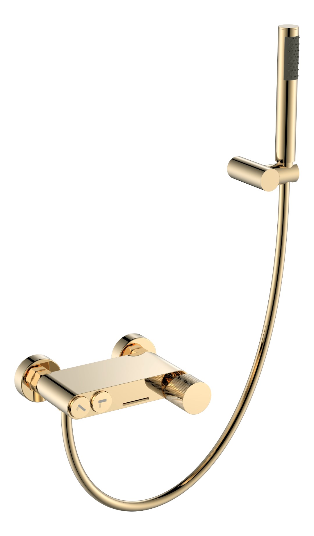 Смеситель для ванны Boheme Stick 123-GG.2 114×185×70 мм, цвет золото — Основное изображение
