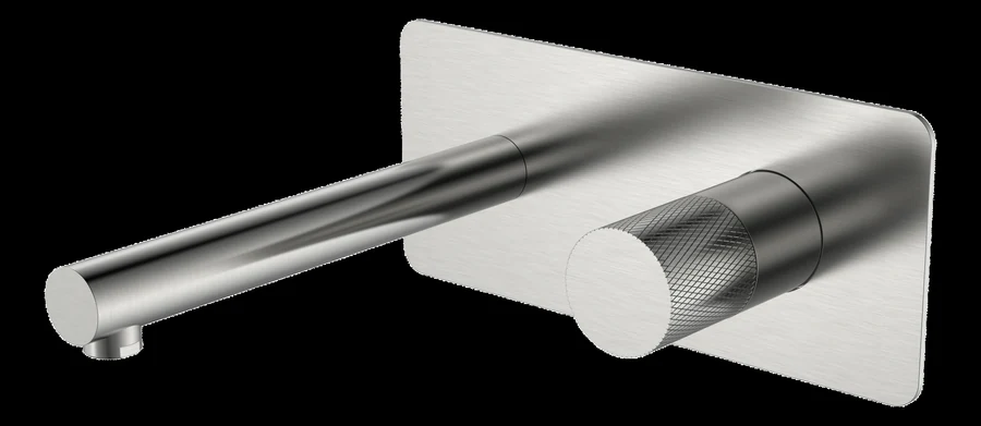 Смеситель встраиваемый Boheme Stick 125-NB.2 202×230×100 мм, цвет никель