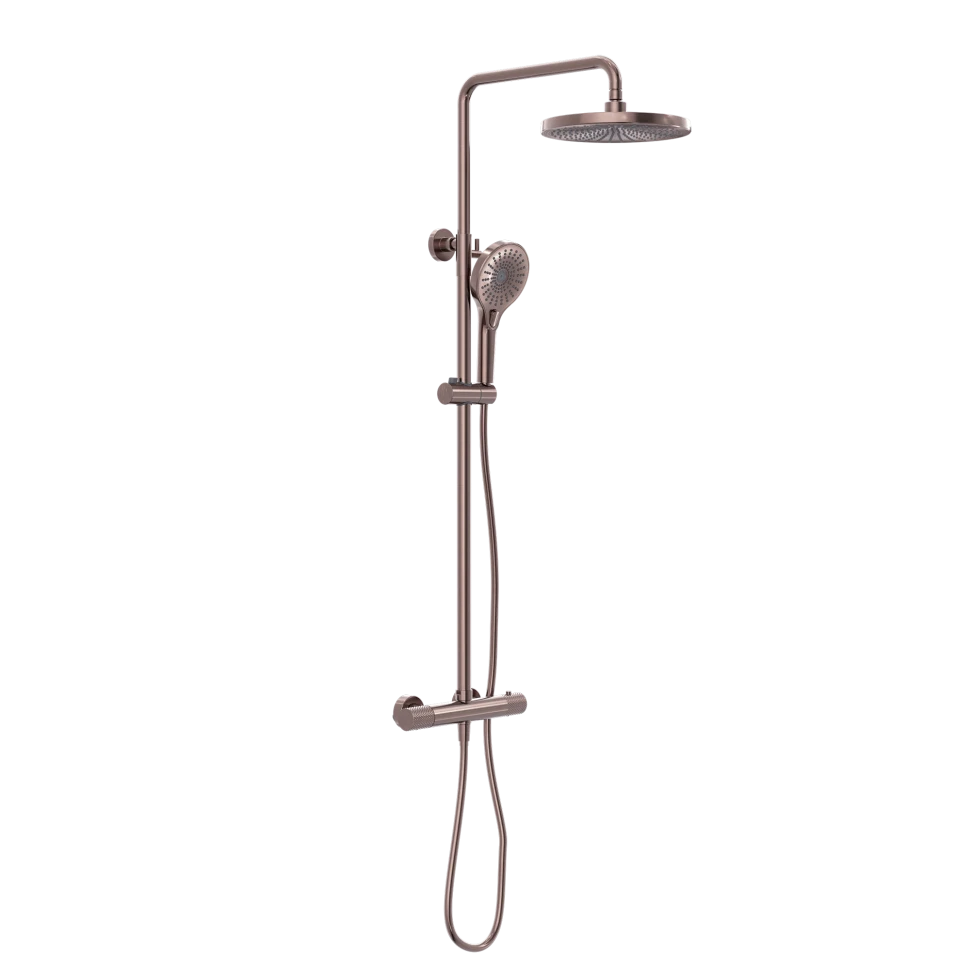 Душевая стойка LOTIS Santi 1020CB с термостатом, цвет Copper Brushed — Основное изображение