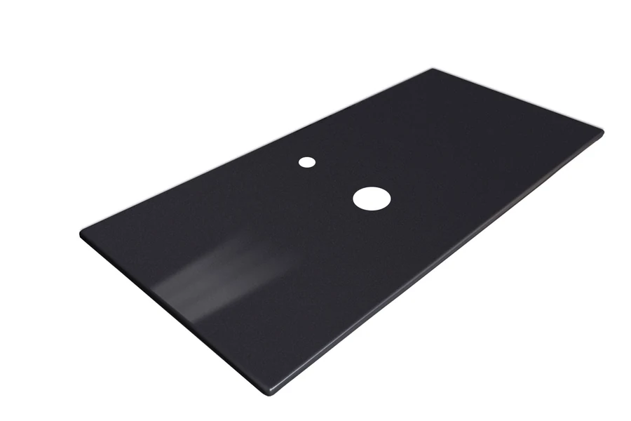 Столешница для ванной Armadi Art Vallessi 840-060-А 61×46×1 см, цвет графитовый