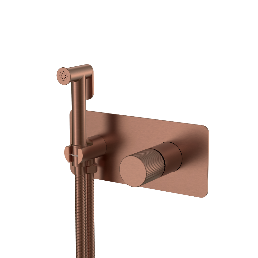 Гигиенический душ Boheme Stick 127-BRB.4 203×230×100 мм, цвет бронза брашированная — Основное изображение
