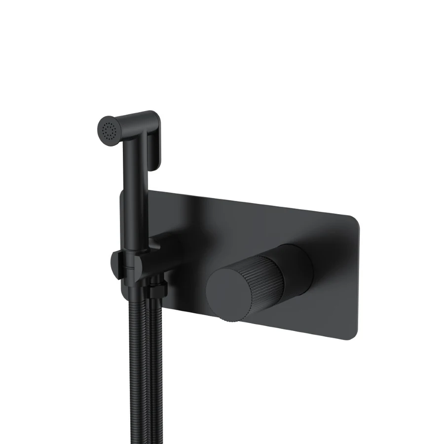 Гигиенический душ Boheme Stick 127-BB.3 203×230×100 мм, цвет черный матовый