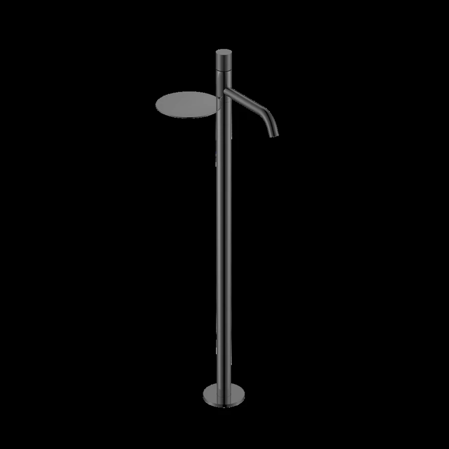 Смеситель для напольной раковины Boheme Stick 120-SGM.2, цвет графитовый глянцевый