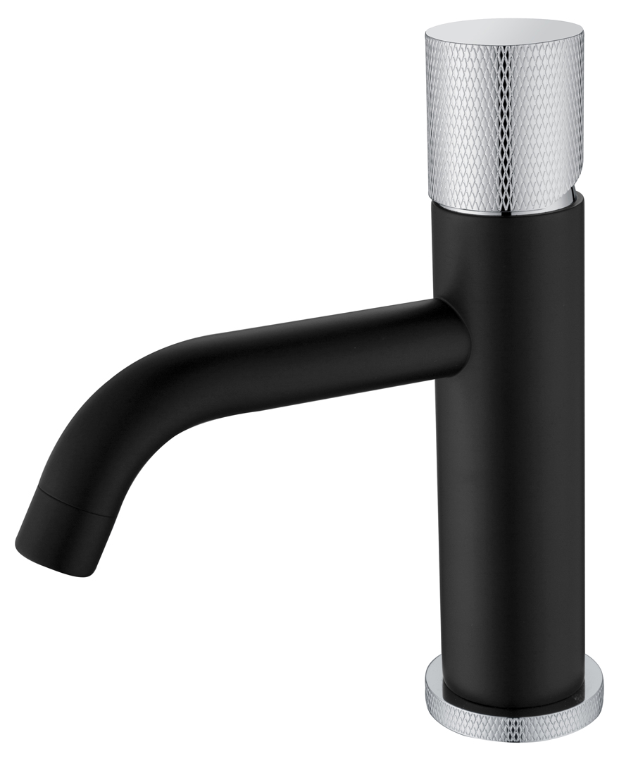 Смеситель для раковины Boheme Stick 121-BCR.2 160×45×201 мм, цвет черный матовый — Основное изображение
