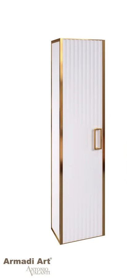 Пенал для ванной Armadi Art Monaco 868-WG 30×35×148 см, цвет белый глянцевый