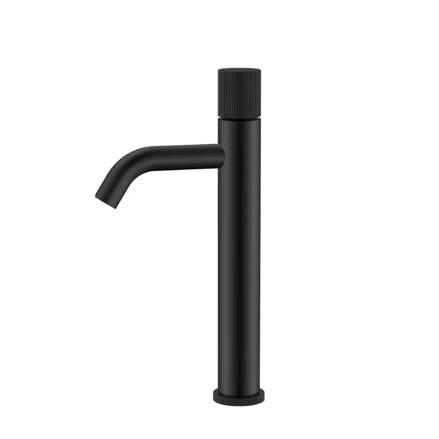 Смеситель для раковины-чаши Boheme Stick 122-BB.3 160×45×331 мм, цвет черный матовый