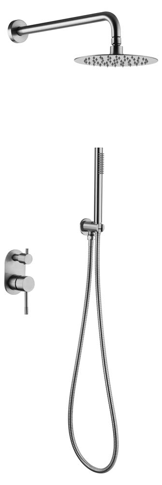 Душевая система встраиваемая Boheme Uno 464-INOX 552×300×150 мм — Основное изображение