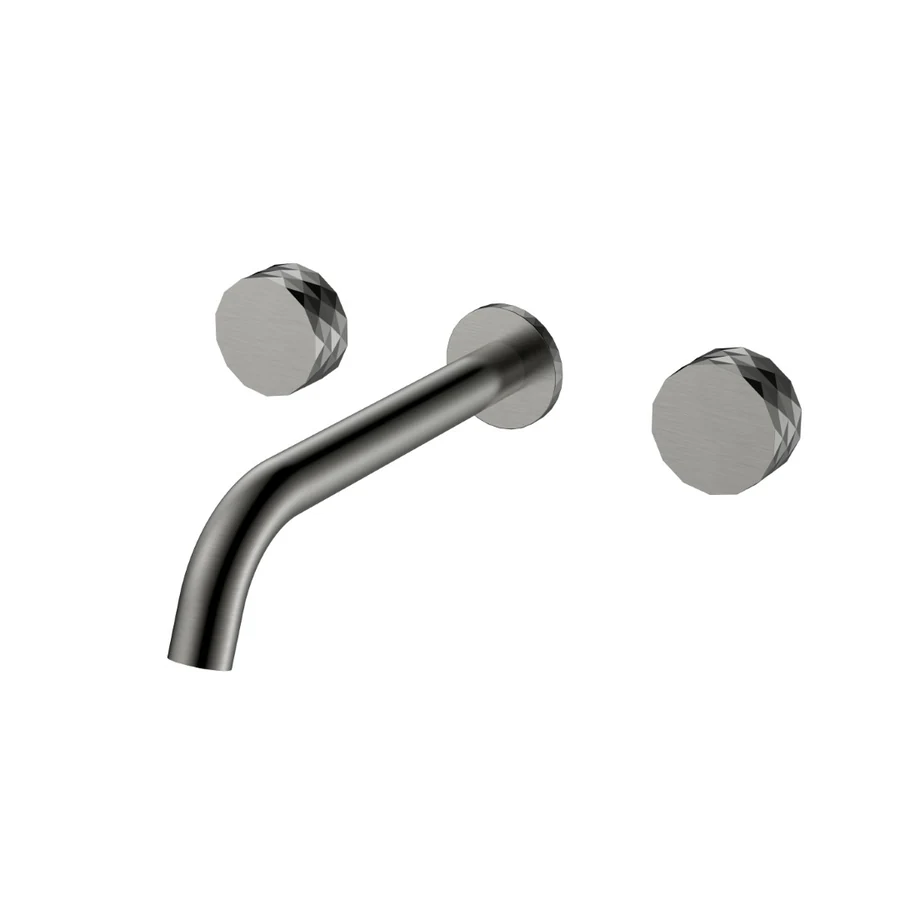 Смеситель встраиваемый Boheme Stick 152-2-GM.1 281×242×78 мм, цвет графитовый