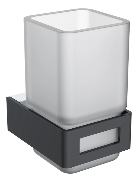 Стакан для ванной Boheme Q 10944-CR-B 76×110×105 мм, цвет хром