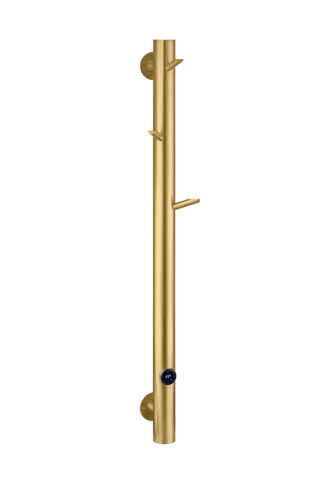Полотенцесушитель электрический Boheme Oak 724-MG 139×201×1500 мм, цвет золото матовое — Основное изображение