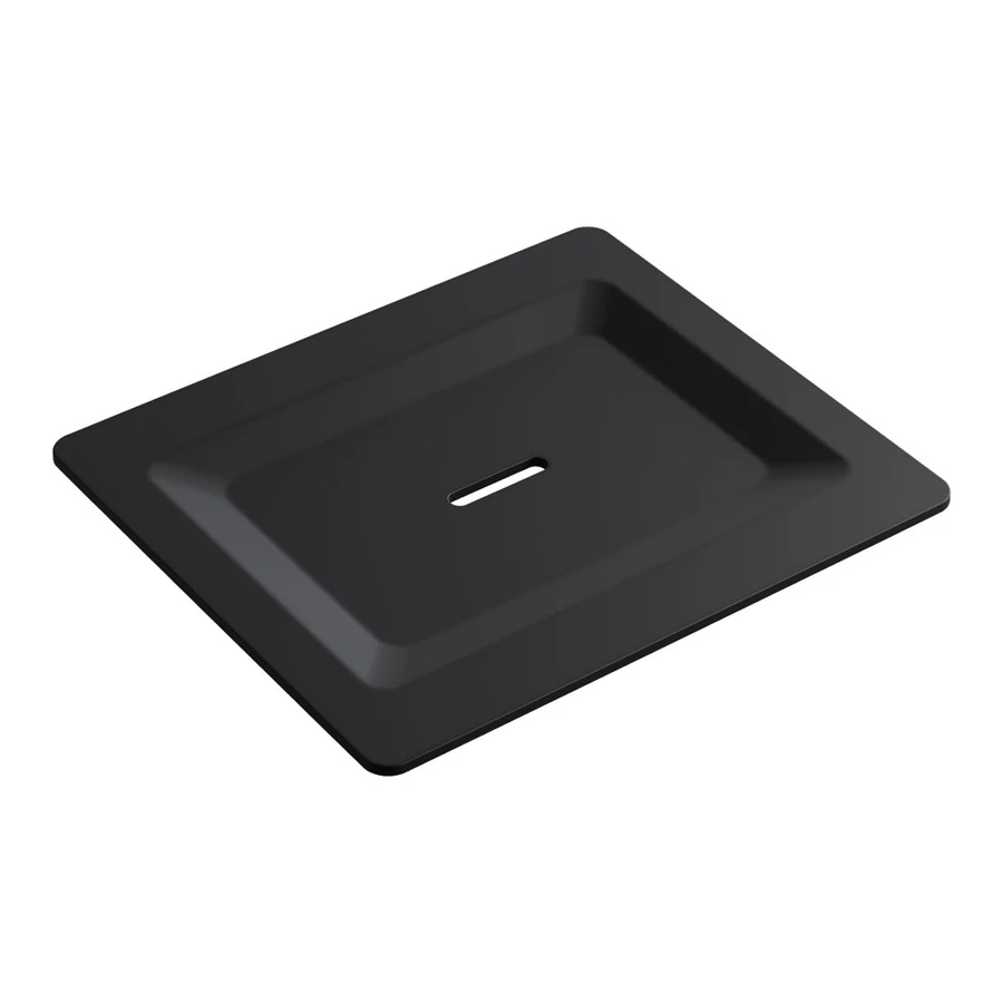 Мыльница Boheme Space 10966-B-SOAP 160×104×4 мм, цвет черный матовый