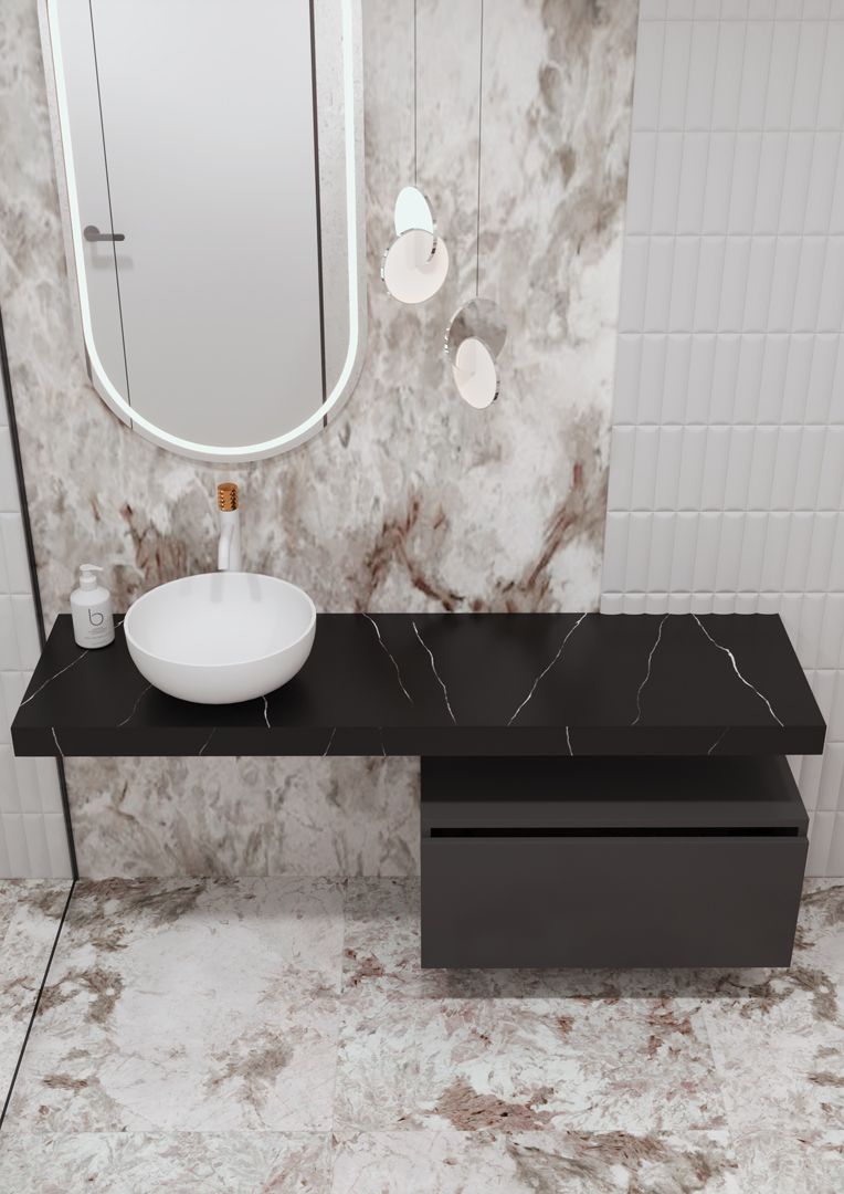 Тумба для ванной Armadi Art Flat 897-080-A MAT 800×383×460 мм — Основное изображение