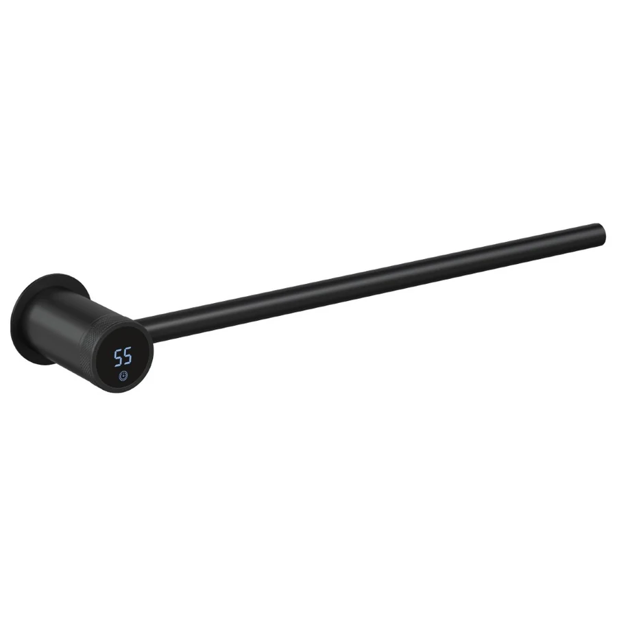 Полотенцесушитель электрический Boheme Stick 727-B 450×93×60 мм, цвет черный матовый
