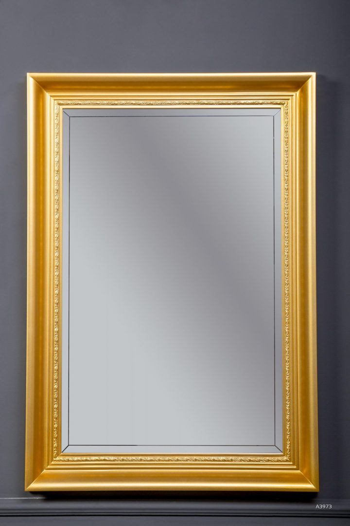 Зеркало Armadi Art NeoArt 556 1000×73×700 мм, цвет золото — Основное изображение