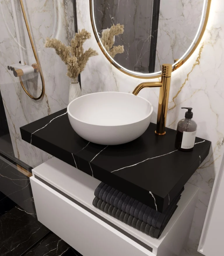 Столешница для ванной Armadi Art Flat 869-080-NM 81×46×7 см