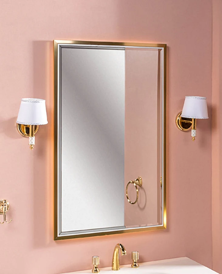 Зеркало Armadi Art Monaco 566-WG 15×700×1100 мм, цвет белый глянцевый