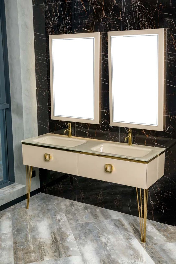 Консоль для раковины Armadi Art Lucido 770-140-CP 140×55×30 см