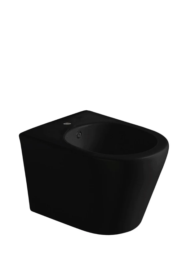 Биде подвесное Boheme Avva 973-B-BIDET 36×53×32 см, цвет черный матовый