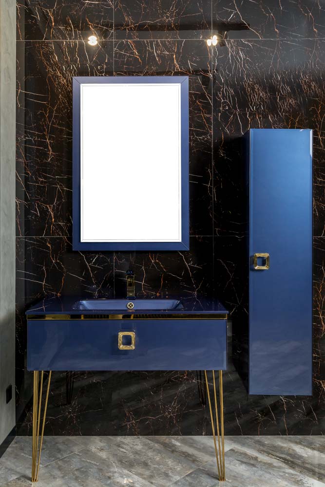 Консоль для раковины Armadi Art Lucido 770-100-BL 104×55×30 см — Основное изображение